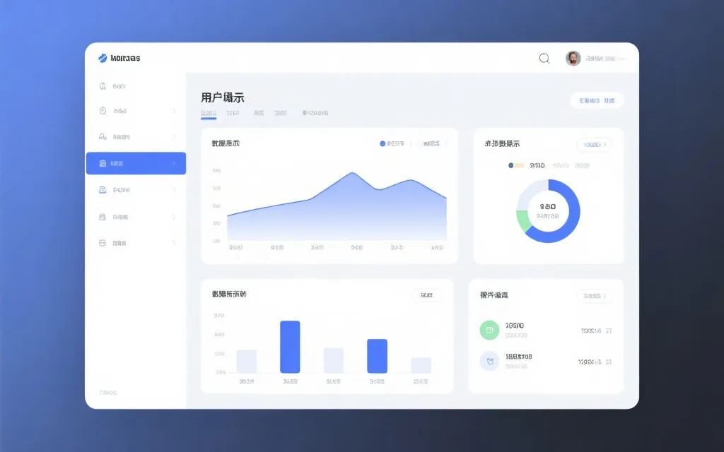 信息展示界面布局示意